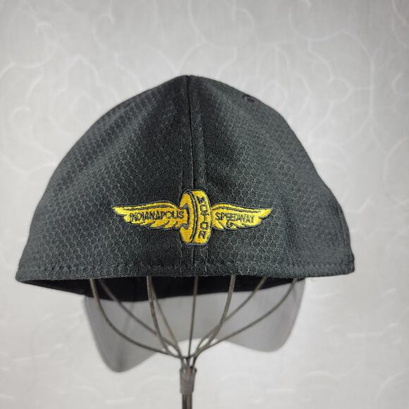 Indianapolis Motor Speedway Hat M/L Black Gray Two Tone Winged Wheel New Era - Picture 3 of 11